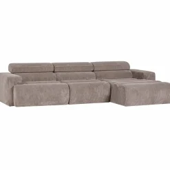 Woood Novi chaise longue bank rechts ribstof zand Sale
