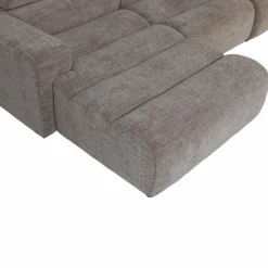 Woood Novi chaise longue bank links grijs melange New