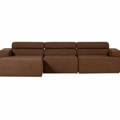 Woood Novi chaise longue bank links boucle mokkabruin Sale