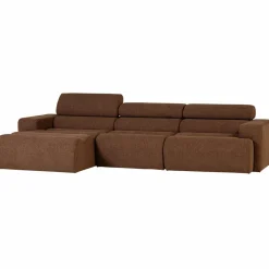Woood Novi chaise longue bank links boucle mokkabruin Sale