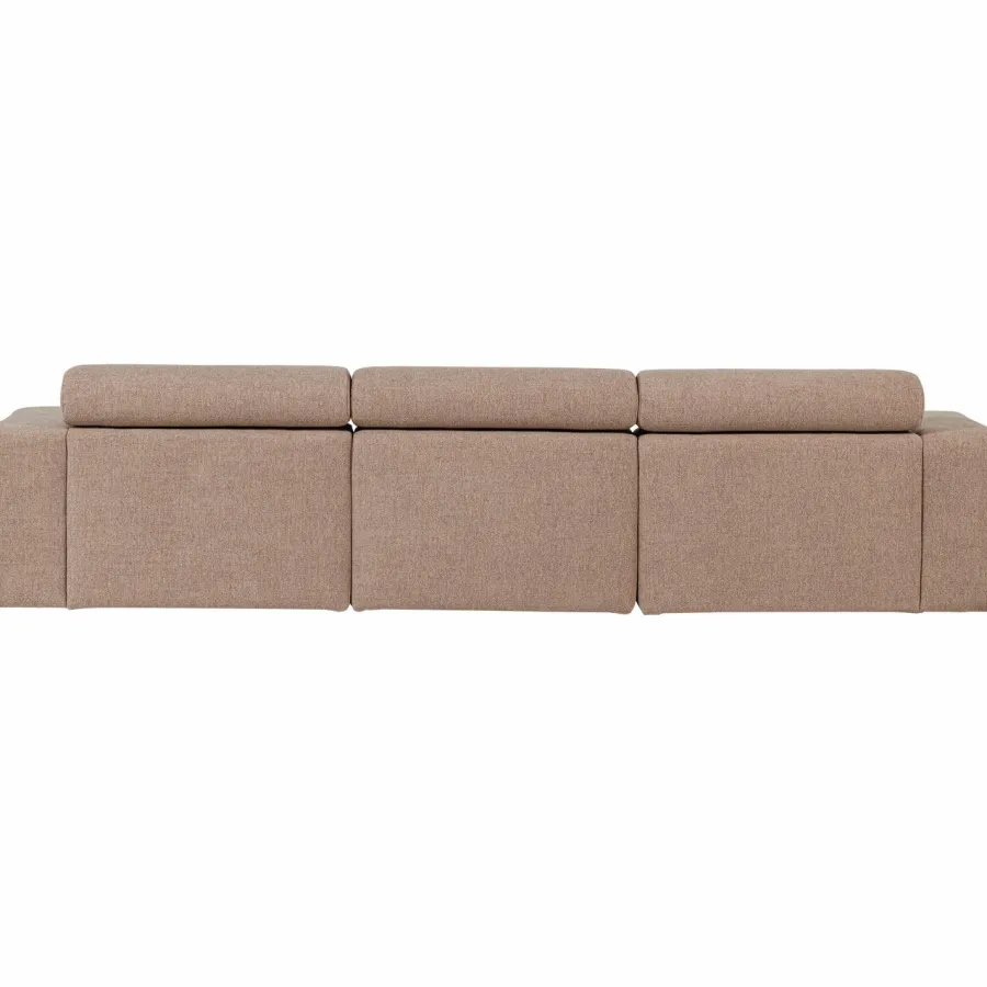 Woood Novi chaise longue bank links boucle taupe Best