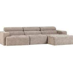 Woood Novi chaise longue bank rechts naturel melange Sale