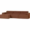 Woood Novi chaise longue bank links boucle terra Hot