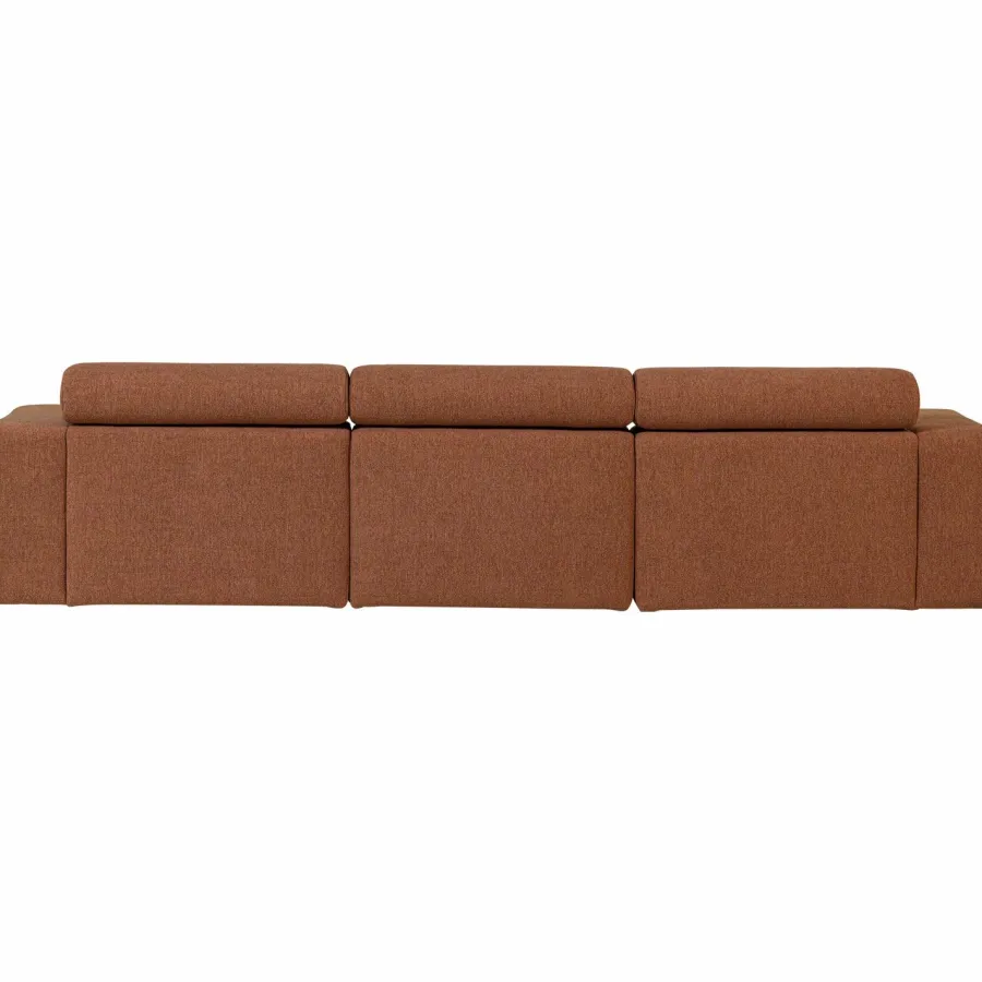Woood Novi chaise longue bank links boucle terra Hot