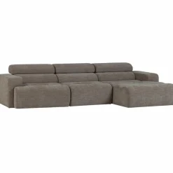 Woood Novi chaise longue bank rechts grijs melange Sale