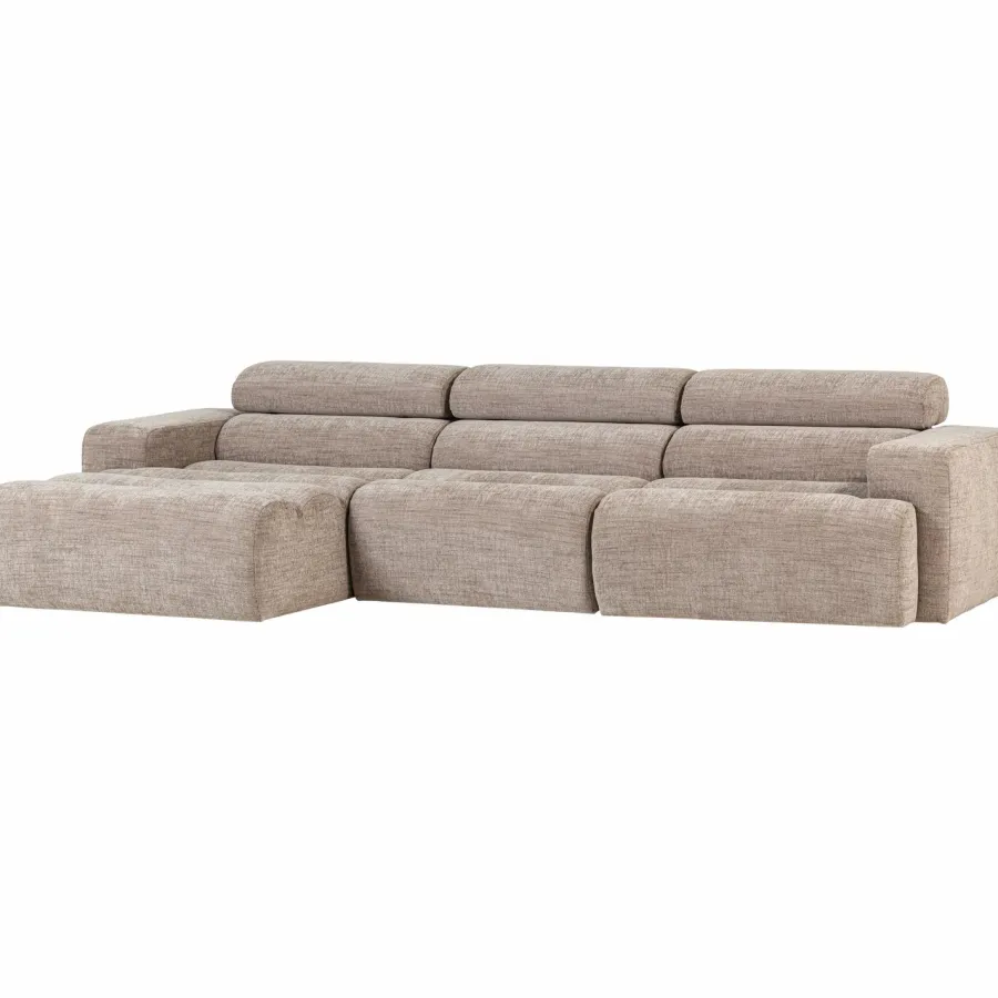 Woood Novi chaise longue bank links naturel melange Hot