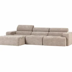 Woood Novi chaise longue bank links naturel melange Hot