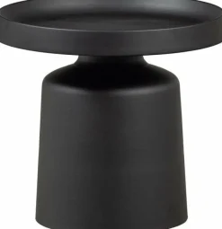 Woood Peer bijzettafel metaal zwart 45xØ49CM Hot