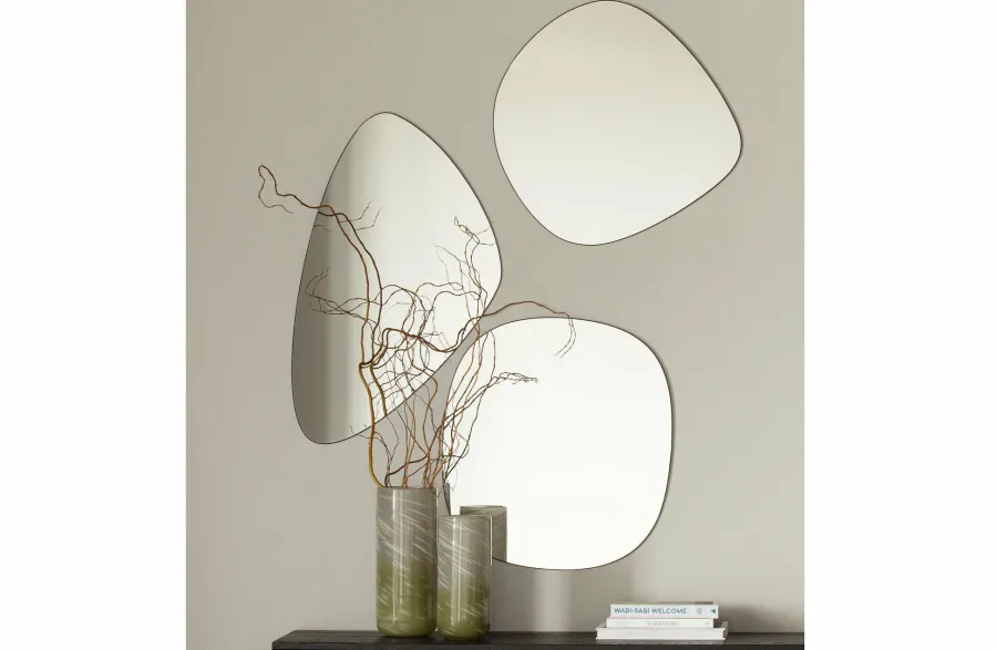 Woood Philou Spiegel Zwart 60x55cm Best