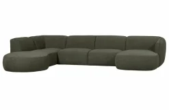 Woood Polly Bank U-vorm Links Warm Groen Sale