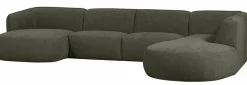 Woood Polly Bank U-vorm Rechts Warm Groen