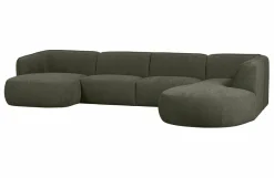Woood Polly Bank U-vorm Rechts Warm Groen
