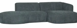 Woood Polly Chaise Longue Rechts Blauw/groen Clearance