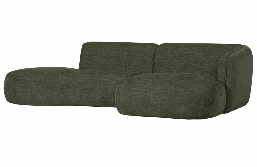 Woood Polly Chaise Longue Rechts Warm Groen Outlet