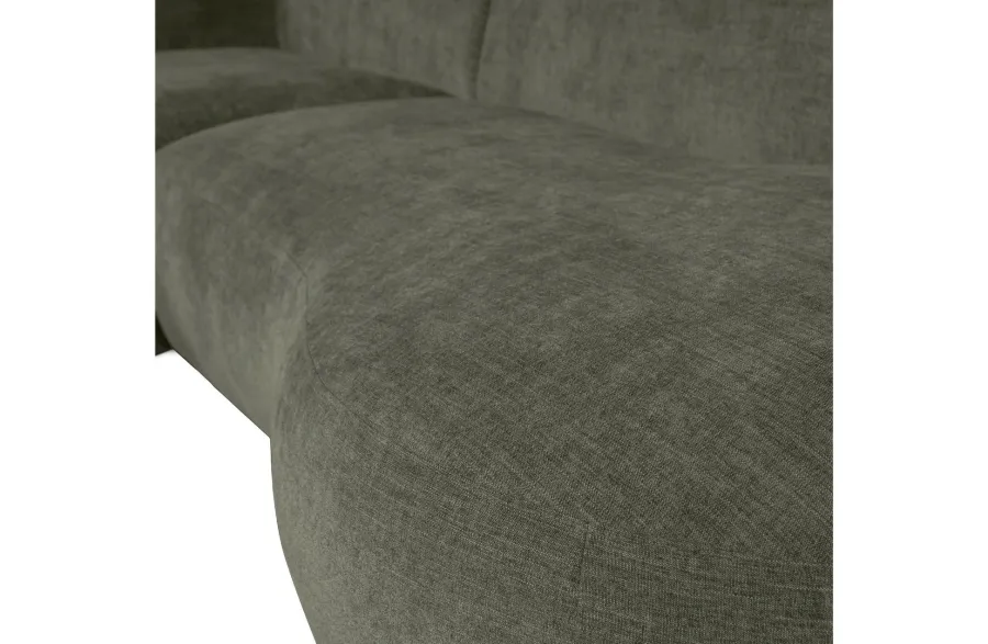 Woood Polly Chaise Longue Links Warm Groen Best