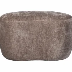 Woood Popular organische poef taupe New