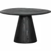 Woood Posture salontafel hout zwart ø70cm Best