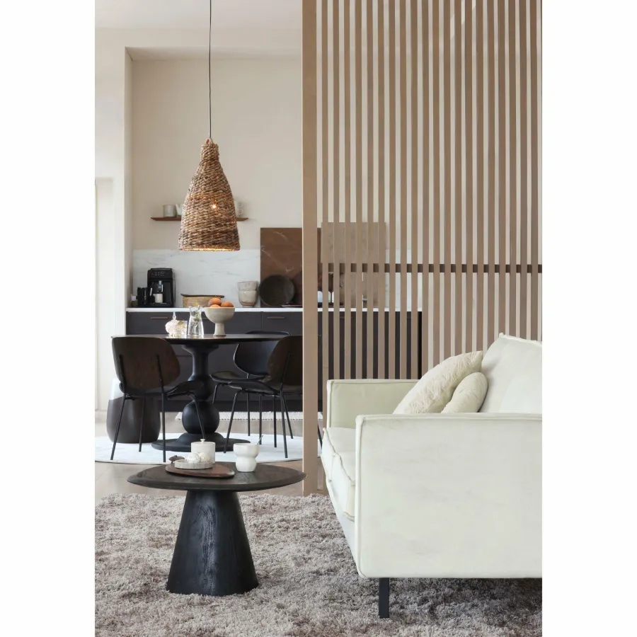 Woood Posture salontafel hout zwart ø70cm Best