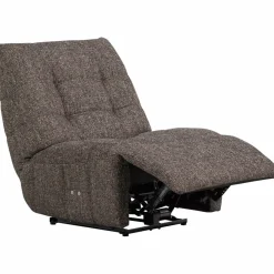 Woood Relaxfauteuil Hein melange antraciet/bruin Discount