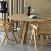 Woood Rhonda Xl Eettafel Ø 150cm Eiken Naturel [fsc] Discount
