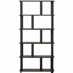 Woood Riss boekenkast eikenhout mystic brown 186x90cm Hot