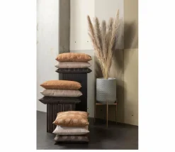 Woood Riv Kussen Fluweel Espresso 45x45cm Best