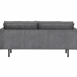 Woood RODEO bank 2,5-ZITS streep zwart/grijs Clearance