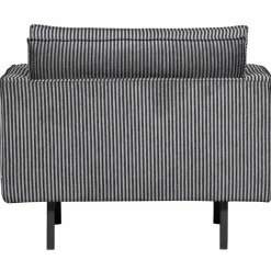Woood RODEO fauteuil streep zwart/grijs Online