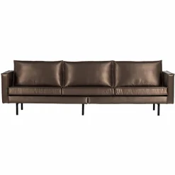 Woood Rodeo 3-Zits Bank Metallic Koper Bruin Outlet