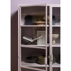 Woood Ronja vitrinekast xl metaal soft pink