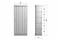 Woood Row Plankenkast Met Schuifdeuren [fsc] Discount