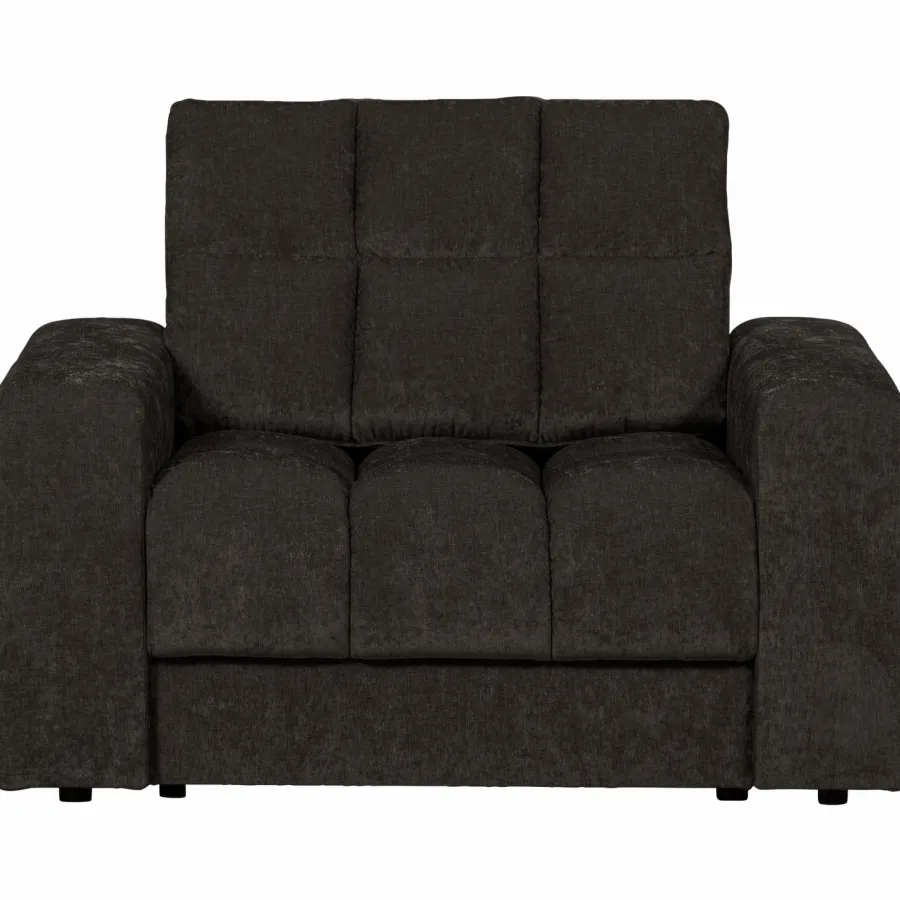 Woood Second date fauteuil vintage antraciet