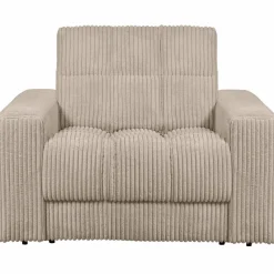 Woood Second date fauteuil grove ribstof travertin Discount