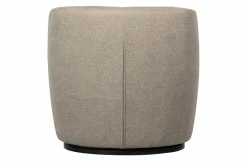 Woood Serra Draaifauteuil Geweven Stof Zand Outlet