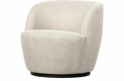 Woood Serra Draaifauteuil Geweven Stof Off White
