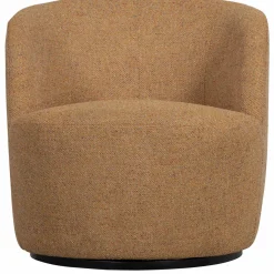 Woood Serra draaifauteuil melange stof curry Outlet