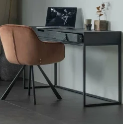 Woood Silas Bureau Essen Blacknight [fsc] Hot