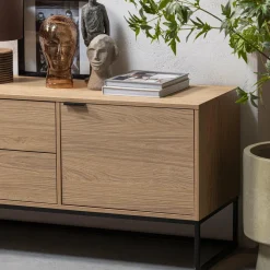 Woood Silas tv meubel 180cm eiken decor [fsc] Outlet