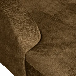 Woood Sloping hoekbank links structure velvet brass Hot