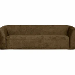 Woood Sloping 3-zits bank structure velvet brass Online