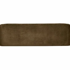 Woood Sloping 3-zits bank structure velvet brass Online