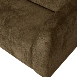 Woood Sloping 3-zits bank structure velvet brass Online