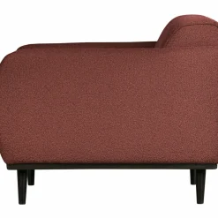Woood Statement fauteuil met arm bouclé chestnut Clearance
