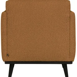 Woood Statement fauteuil met arm bouclé butter Best