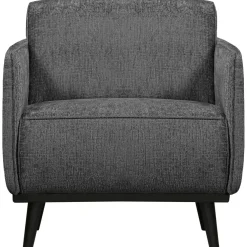 Woood Statement fauteuil met arm structure velvet mountain Best