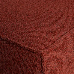 Woood Statement hocker bouclé chestnut Clearance