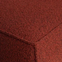 Woood Statement hoekbank rechts bouclé chestnut Best