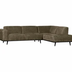 Woood Statement hoekbank rechts structure velvet bonsai Best