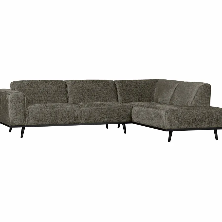 Woood Statement hoekbank rechts structure velvet frost Discount