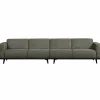 Woood Statement xl 4-zits bank 372 cm structure velvet frost Best